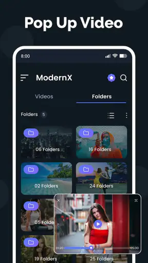 ModernX Video Player screenshot
