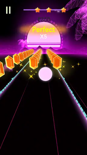 Music Ballz Hop: เกมริทึม screenshot
