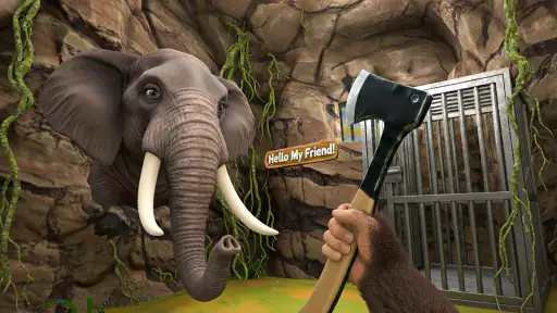 Naughty Monkey Simulator Game screenshot