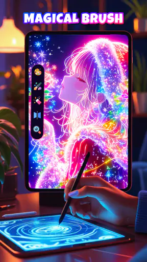 Neon Brush - วาดเรืองแสง screenshot