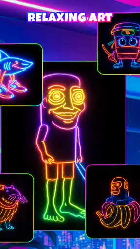 Neon Brush - วาดเรืองแสง screenshot
