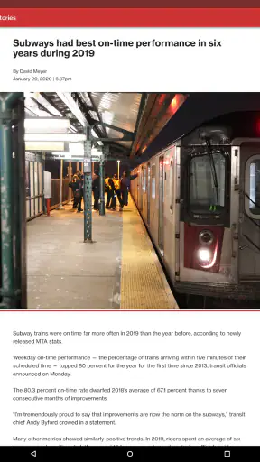 New York Post for Tablet screenshot