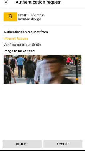 Nexus Smart ID screenshot