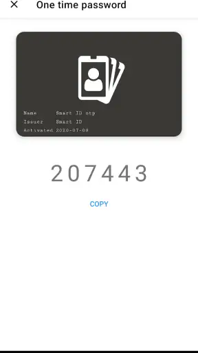 Nexus Smart ID screenshot