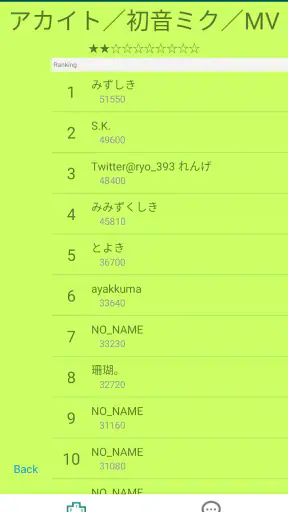 NicoFlick - フリック入力リズムゲーム screenshot
