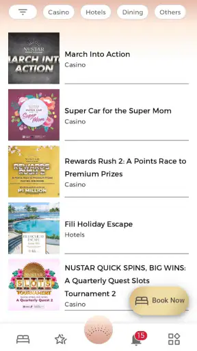 NUSTAR Rewards screenshot