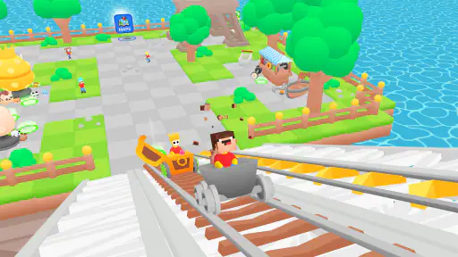 Obby Parkour: Going Cart Race screenshot