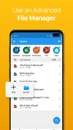 OfficeSuite Pro + PDF screenshot