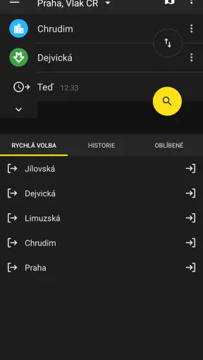 Offline Jízdní řády CG Transit screenshot