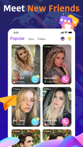 Olamet - Video Chat Online screenshot