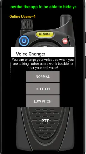 Online Walkie Talkie Pro PTT screenshot