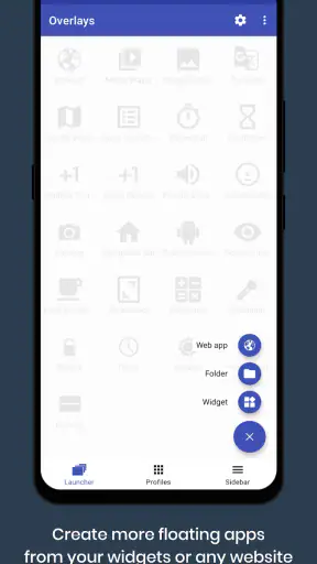 Overlays - Floating Launcher screenshot