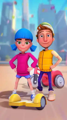 Paper Boy Race: เกมรถแข่ง! screenshot