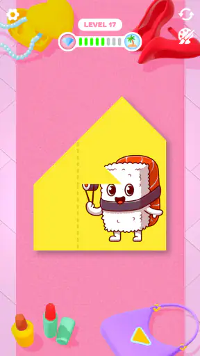 Paper Fold: เกมลอจิก screenshot