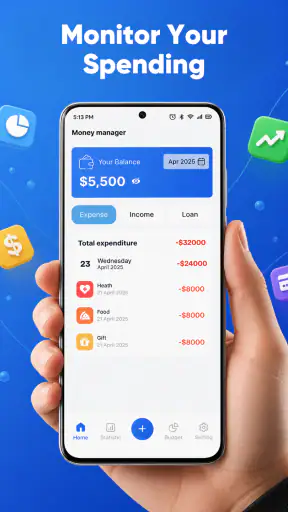 Personal Money Tracker screenshot