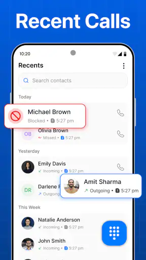 Phone Call: Messaging Launcher screenshot