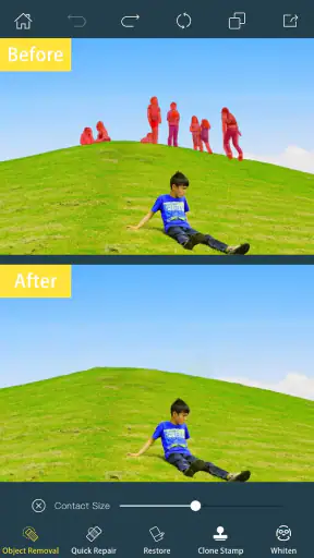 Photo Retouch-แก้ไขรูปภาพลบสิว screenshot