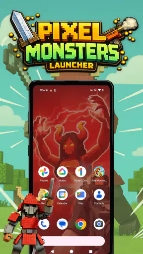 Pixel Monsters Launcher screenshot