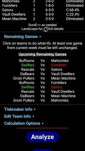PlayoffComputer screenshot