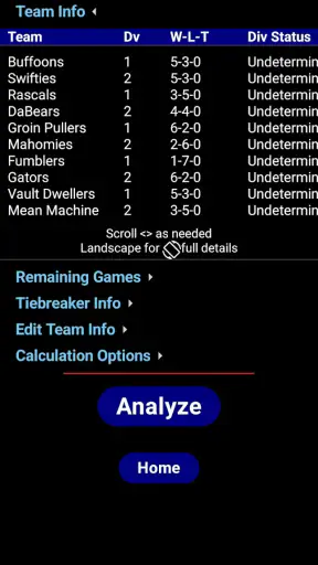 PlayoffComputer screenshot