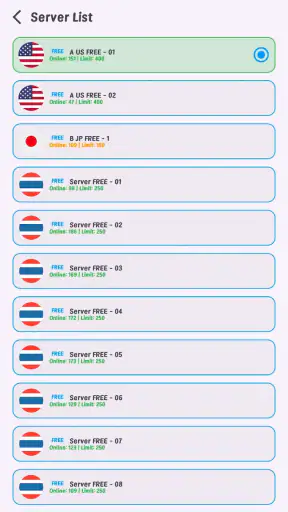 PNT VPN screenshot