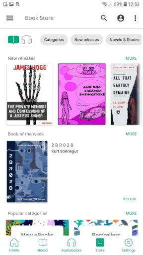 PocketBook reader - any books screenshot