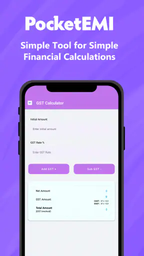 PocketEMI Calculator screenshot