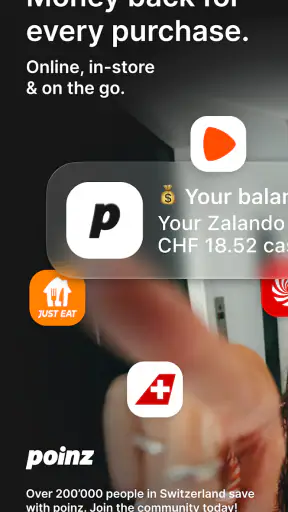 poinz: แคชแบ็กและบัตรสะสมแต้ม screenshot