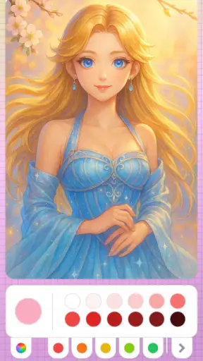 Princess Coloring Fairy Land screenshot