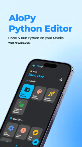 Python IDE Editor - AloPy screenshot