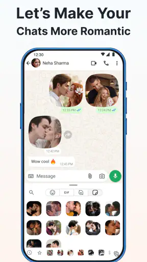 Romantic Stickers Love Romance screenshot