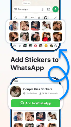 Romantic Stickers Love Romance screenshot