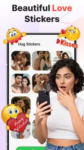 Romantic WhatsApp Stickers screenshot