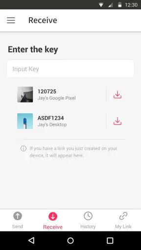 Send Anywhere (ตัวช่วยส่งไฟล์) screenshot