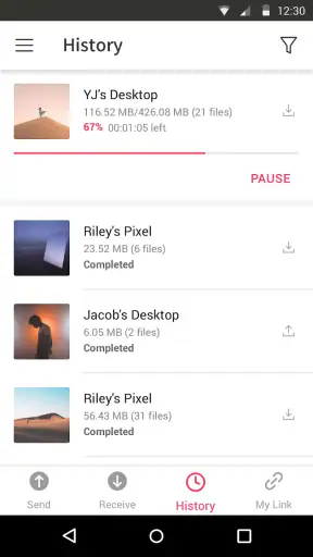 Send Anywhere (ตัวช่วยส่งไฟล์) screenshot