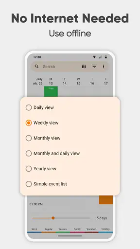 Simple Calendar Pro screenshot