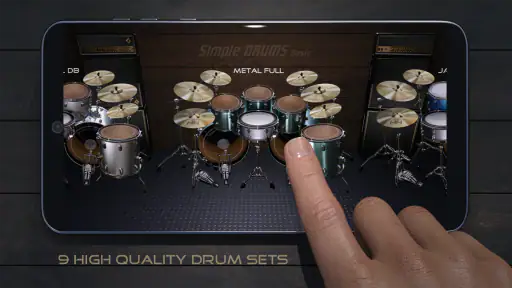 Simple Drums Basic - 3D Drums screenshot
