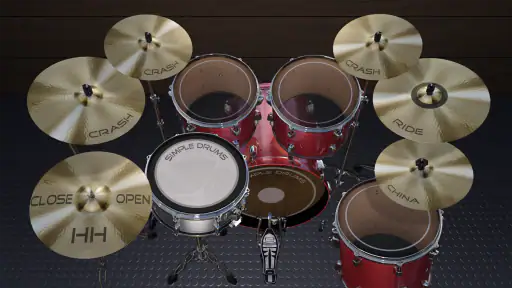 Simple Drums Basic - 3D Drums screenshot