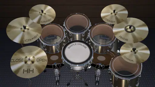 Simple Drums Basic - 3D Drums screenshot