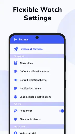 Smart Watch app - BT Notifier screenshot