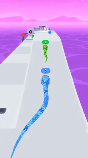 Snake Run Race: เกมวิ่งแข่ง screenshot