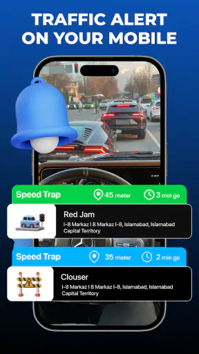 Speed Camera Radar, HUD-Map 3D screenshot