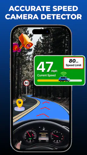 Speed Camera Radar, HUD-Map 3D screenshot