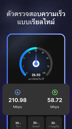 Speed Test - เช็คความเร็วเน็ต screenshot