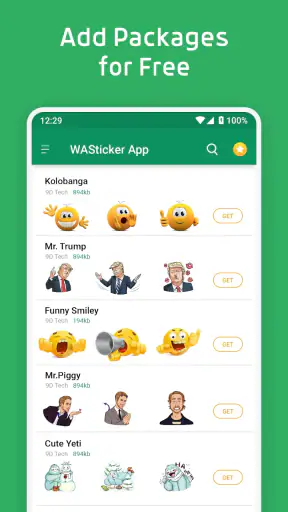 Stickers for WhatsApp & emoji screenshot