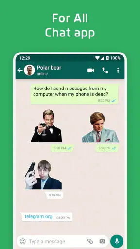 Stickers for WhatsApp & emoji screenshot