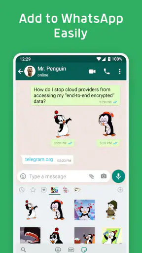 Stickers for WhatsApp & emoji screenshot