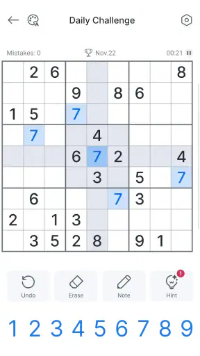 Sudoku-ปริศนาซูโดกุคลาสสิก screenshot