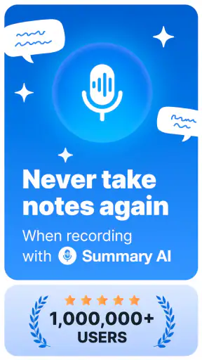 Summary - AI Note Taker screenshot