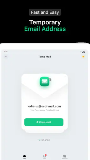 Temp Mail - อีเมลชั่วคราว screenshot